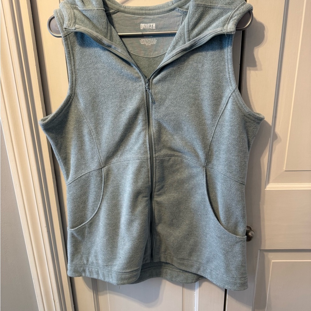 Duluth Trading Co Frost Lake Fleece Hooded Vest